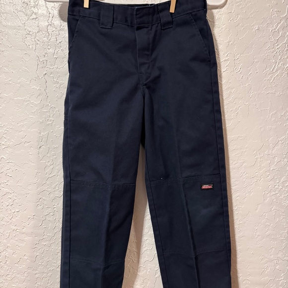 Genuine Dickies Boys School Uniform Double-Knee Multi Pocket Twill Pants - Picture 1 of 6